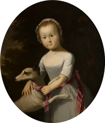 子供の頃のミス・シャーロット・ブリッジマンの肖像（1800-1877）、1805-15年頃（キャンバスに油彩）