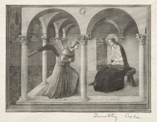 古いイタリアのマスター：受胎告知、1888-1892。