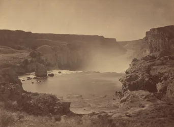 アイダホ州スネーク・リバー、ショショーネ滝（1874年）（写真