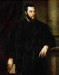 ベネデット・ヴァルキ（1503-1565）の肖像」 ティツィアーノ（1488-1576）作。1540年頃、キャンバスに油彩。サイズ：117x91cmヴィエンヌ美術史博物館