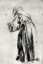 ドージェグリッティの絵、1937年、1937年の聖バーナーディーノのための研究