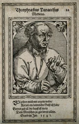 Philippus Theophrastus Aureolus Bombastus von Hohenheim Paracelsus、1587。
