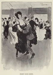 ナイトクラブのシーン