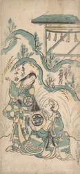 市村 化メゾ 案ｄ 嵐 友之助、 か。 １７４８。、 か。 １７４８。