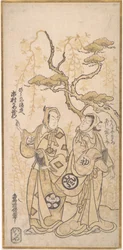 ドラマのワンシーン 市村亀蔵 平野屋徳兵衛役 1748年頃。 1748年。