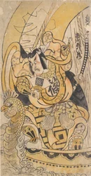 1735年以降の2代目市川團十郎、1736年5月、1736年5月。
