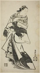 女性の立ち姿