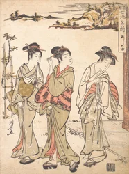箱根の芦ノ湯温泉。 1779年。