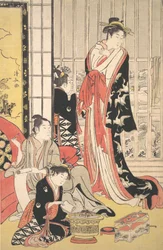室内風景、1788年頃