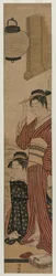 1782年、バルコニーに2人の芸者。