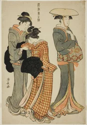 「風俗東錦」より 二人の女中