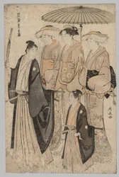 吉原とアテンダントの女、1752-1815。