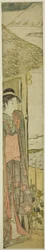 新年の最初の夢のシンボルを持つ若い女性