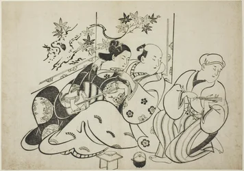 無題の 12 枚の版画シリーズからのプロのバフーン