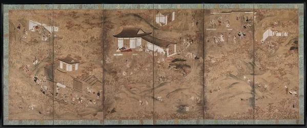 山の秋、1600 年代。