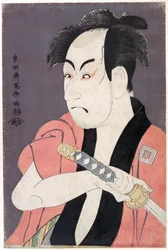 初代市川染五郎「恋女房染分手綱」写楽・東洲斎（1794-1795年活躍