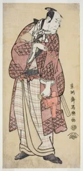 The Actor Matsumoto Koshiro IV as the Wealthy Bumpkin from Yamato, Actually Magoemon of Ninokuchi Village (Yondai-me Matsumoto Koshiro no Yamato no Yabo Daijin, jitsuwa Ninokuchi-mura Magoemon)