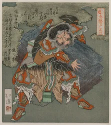 洞窟の入り口から石を取り除く (シリーズ「春の洞窟」より)