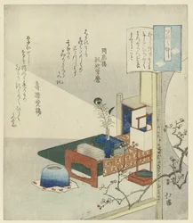 筆記台のある静物