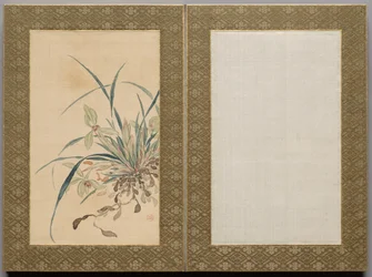 草花から絵を描く