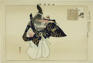 連載「能楽図絵」より 地所