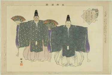 翁二民 「能楽図絵」より