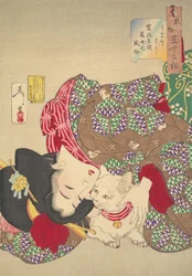 猫をからかう、1888年