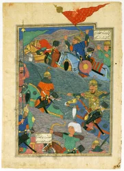 Kay Khusraw とマクラン王の間の戦い、1494 年