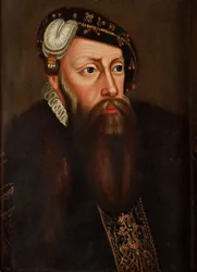 スウェーデンのグスタフ1世の肖像1496-1560