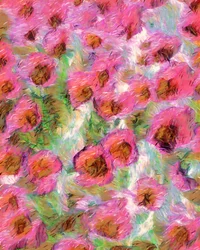 夢のようなピンクの花々