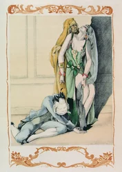 Gibert Jeune 発行の Voltaire 作「Candide」のイラスト