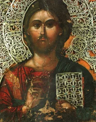 Pantokrator（皇后セオドラのおもちゃとして知られているVatopedi diptychの一部）