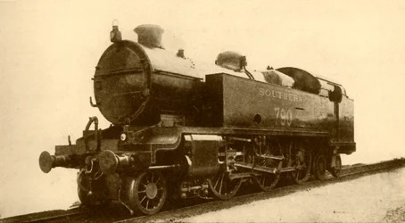 2-6-4タンクエンジン、南部鉄道、1930年。