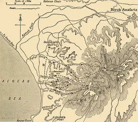 アンザック前進、ガリポリ半島、第一次世界大戦、1915年、c1920。