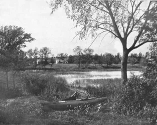 ラックラベルの湾、オコノモウォック、ウィスコンシン、米国、c1900。