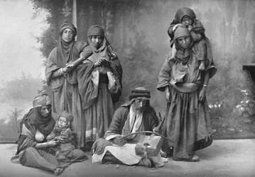 ベドウィンの音楽家と彼の聴衆、1902