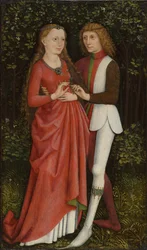 ブライダルカップル、c。 1470。
