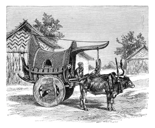 ビルマワゴン、ビルマミャンマー、1895