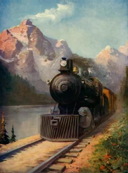 カナダ太平洋横断大陸エクスプレス、1930年。