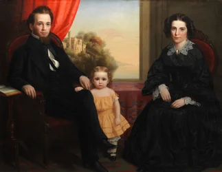 家族グループ、カリフォルニア州。 1850年。