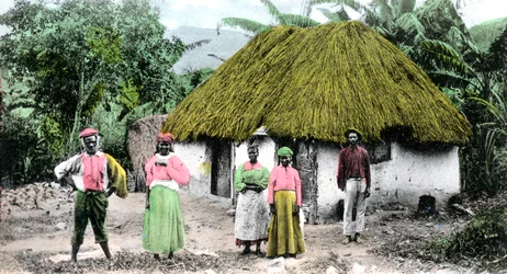 ジャマイカの村、c1900年代