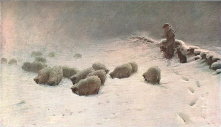 喜びのない冬の日、c1883、c1902。