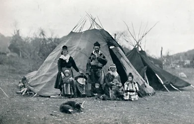 ラップランドの野営地、1912