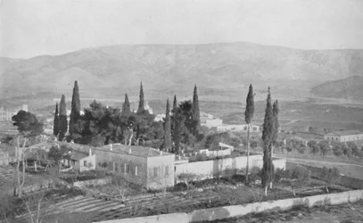 ハイメトスのふもとにある修道院、1913