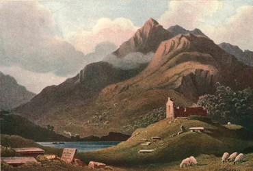 山の風景-ベンローモンド、c1900。