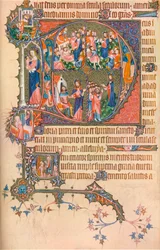 Egerton Bohun Psalter-Hours、1370、1937からのページ