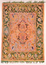 ペルシャのポロネーズラグ、c1630、1923