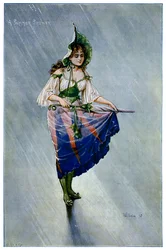1899年夏のシャワー