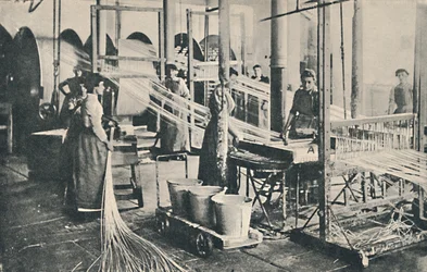 ワックステーパー製造プラント、1917年