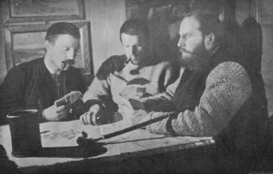 サロンのホイストパーティ。 1897年2月15日、1897年